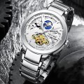 Retail: R2,799.00 TEVISE ® Men's Constantine AUTOMATIC Steel Moonphase Watch BRAND NEW