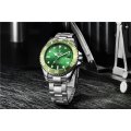 Retail: R2,999.00 TEVISE ® Men's TRIBUTE AUTOMATIC Green Dial Watch BRAND NEW
