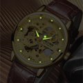 Retail: R2,399.00 TEVISE ® Men's Metropolis Leather Gold Black Watch BRAND NEW