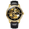 Retail: R2,399.00 TEVISE ® Men's Metropolis Leather Gold Black Watch BRAND NEW