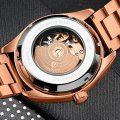 Retail: R2,799.00 TEVISE ® Men's Constantine Automatic Moon Rose Gold pl. Watch BRAND NEW
