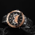 WEIDE Men's GRENADE Black/Rose Gold Watch Dual Time BRAND NEW official SA store