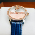 R7k ROBERO CAVALLI Women's Just Cavalli Bold 40mm Leather Watch BRAND NEW IN BOX