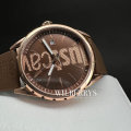 R7k ROBERO CAVALLI Men's Classic Grande Date Silicone Watch GENUINE BRAND NEW