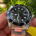 ***Authorized, New* INVICTA Women`s Submariner 100METER  38mm CHARCOAL GREY Watch BRAND NEW