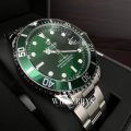 Retail: R2,499.00 TEVISE ® Men`s TRIBUTE AUTOMATIC HULK GREEN Dial Watch BRAND NEW
