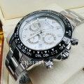 Retail: R2,599.00 TEVISE ® Men's Californian Racer Perpetual Automatic Silver Watch BRAND NEW