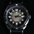 ***incredible**Retail: R6,900.00 PAGANI DESIGN Navi Graphite/Black Leather Automatic Watch NRAND NEW