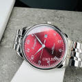 EICHMULLER GERMANY since 1950 Traditional Eichmüller 42MM Steel Silver / Red Watch