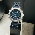 Invicta® Women`s Suisse Spider Chronograph 100m Silicone Strap Navy Blue Watch