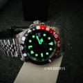INVICTA Men`s Coke Diver Swiss Inverted 42mm GMT 200m Jubilee Bracelet Watch