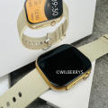 NORTH EDGE Glory Bluetooth Music Health Smart Watch Gold / Cream Silicone Finish