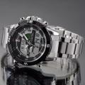 SHARK Mens Porbeagle Dual Time Ana Digital Steel Bracelet Watch