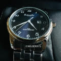 EICHMULLER GERMANY since 1950 Traditional Eichmüller 42MM Steel Silver / Ocean Blue Watch