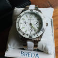 BREDA Women`s Jungle Fever Crystal Watch with White Strap