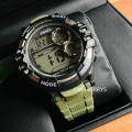 SMAEL Mens S-SHOCK Militaire Digital Watch Black / Army Green