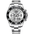 Tevise Men's Perpetual Automatic Silver/White Watch