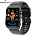 NORTH EDGE E530 ECG Glucose Smart Watch!! SLEEK BLACK