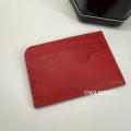 TOM and FRED London® Federucci ITALIA RED Genuine British Leather Card Holder
