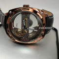 factory defect KRONEN & SOHNE ® Men`s GLASS BRIDGE Kinetic Mechanical AUTOMATIC Watch
