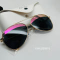 AQUASWISS Luxury Two Tone Maverick Mirror Aviator Sunglasses 100% AUTHENTIC, NEW, HOT