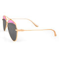 AQUASWISS Luxury Two Tone Maverick Mirror Aviator Sunglasses 100% AUTHENTIC, NEW, HOT