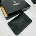 TOM and FRED London® FREDDY JUNIOR JR. Black Genuine Leather Pocket Wallet