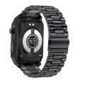 NORTH EDGE Fully featured smart watch steel bracelet black ionic ECG Glucose Smart Watch