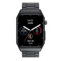 NORTH EDGE Fully featured smart watch steel bracelet black ionic ECG Glucose Smart Watch