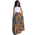 African Print  Maxi Skirt