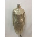 MF Gold Sequin Dress