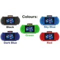 PVP Game Console. 2nd Generation 3.0" TFT Color Display. Available in Black, Blue and Purple colors.