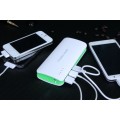 Universal 10 600mAh Power Bank with 3 x USB Ports. Fast Charge. Built in Torch.