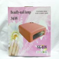 Beautiful UV Nail Lamp. High Quality. 36w. Available in Pink or White color.
