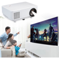 *New 2018* LED Multimedia Projector with HDMI, AV, VGA, USB, SD. Available in Black or White colour