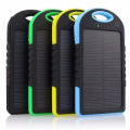 Universal 5 000mAh Solar Power Bank with LED Indicator. 2 USB. Built in Torch. Assorted Colors