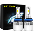 H4 LED Headlight bulbs. Hi/Low Beam. 12v 6000k Super Bright lighting kit. .