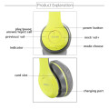 Wireless Bluetooth Bass Headphones with controls, Microphone, FM Radio, TF Card slot Assorted colors