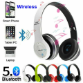 P47 Bluetooth Headphones with MP3 player, Microphone. TF Card slot Assorted colors
