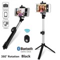 Wireless Selfie Stick Tripod. For Smartphone, Camera. Compatible with Android and iOS phones.