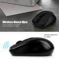 AOAS Wireless Mouse. 2.4GHz. Available in Black, Blue, Red and Silver colors.