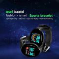 Health & Fitness Bracelet 1.4` Heart Rate, Blood Pressure Monitor. Available in Black color
