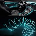Car Interior Lighting Ambient Neon Strip Light. Available in Blue and White Color