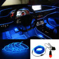 Car Interior Ambient Neon Strip Light. Available in Blue and White Color