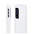 10 000mAh USB Power Bank with LED Torch Light. 3 x Charging ports. Assorted colors available.