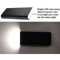 USB Power Bank 10000mAh with Bright LED Room Lamp. Ideal For Power Cuts. Assorted colors available