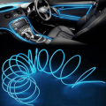 Car Interior Ambient Neon Strip Light. Available in Blue and White Color