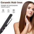 2in1 Mini Ceramic Hair Straightener Curler Iron. Available in Pink, White or Black.