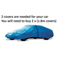 Weatherproof Blue Tarp Cover With Grommets. 1.8m x 1.2m Tarpaulin Cover