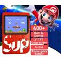 SUP Game Console. 3` TFT Color Display. With 400 Built in Games. Black, White, Red, Blue and Yellow